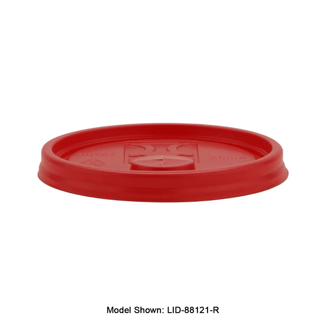 GET LID-88121-W Disposable Lid For 8812‑1, White, Fits 4" Cups, Plastic, - 1/Case