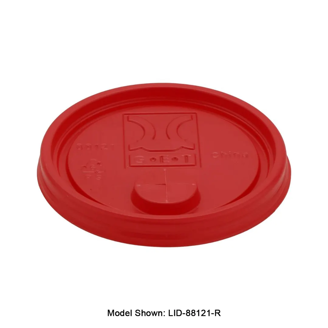 GET LID-88121-W Disposable Lid For 8812‑1, White, Fits 4" Cups, Plastic, - 1/Case