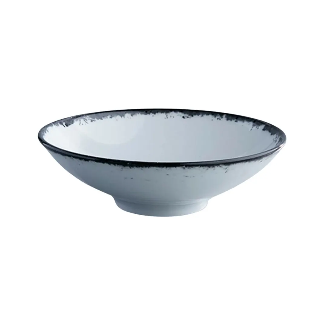 GET PA1007923212 Bowl - 7.25" Dia Porcelain Ink Scratch-Resist Microwave Safe Dishwasher - Dozen