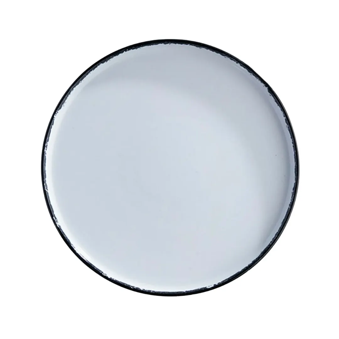 GET PA1007992812 11" Porcelain Rustic Corona Ink ScratchRes Microwave Dish/Oven Safe 380°F - Dozen