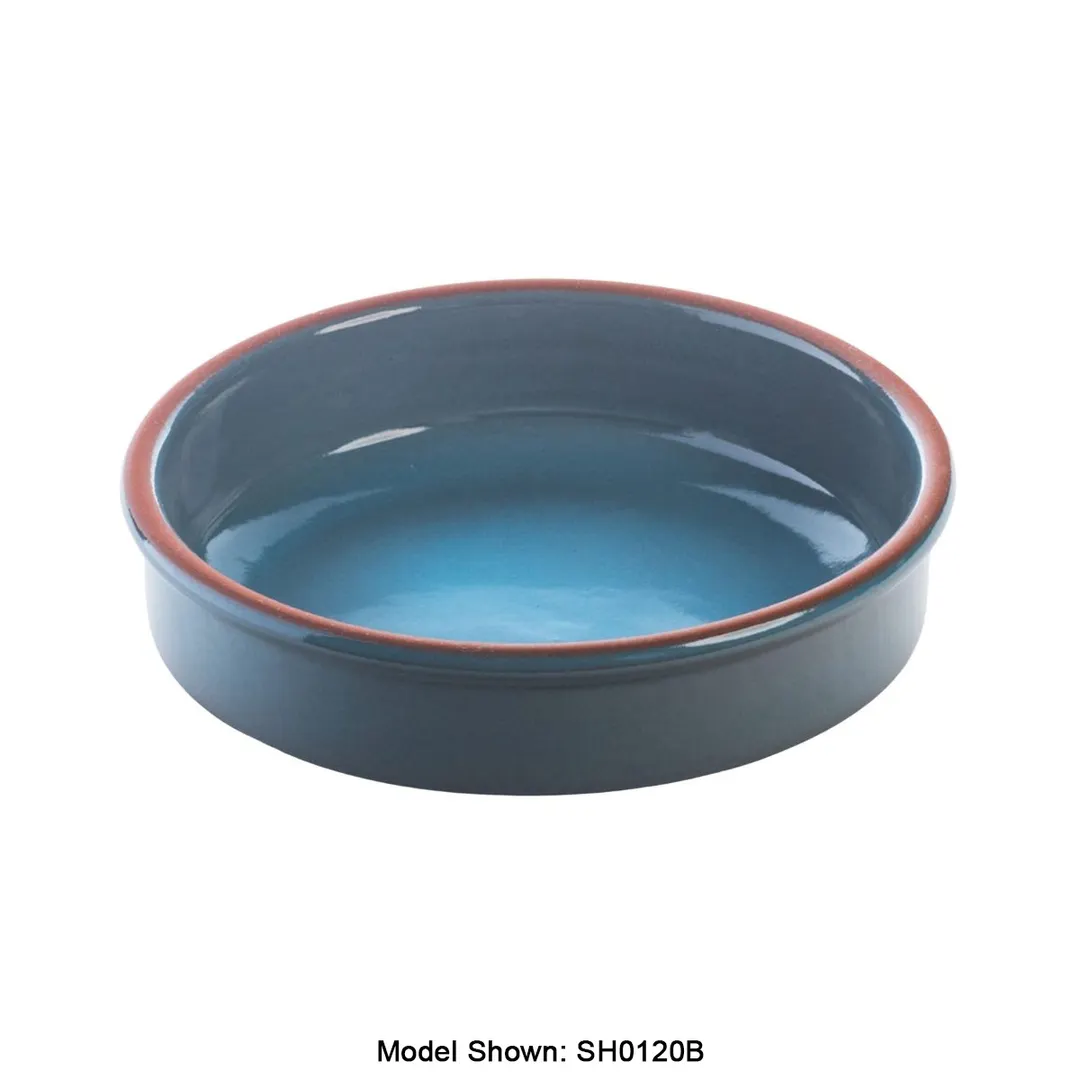 GET SH0120H Stone Heart Cazuela, 33.8 Oz, 7-7/8" Dia x 1-3/8" H, Terra‑Cotta Honey, Dishwasher Safe