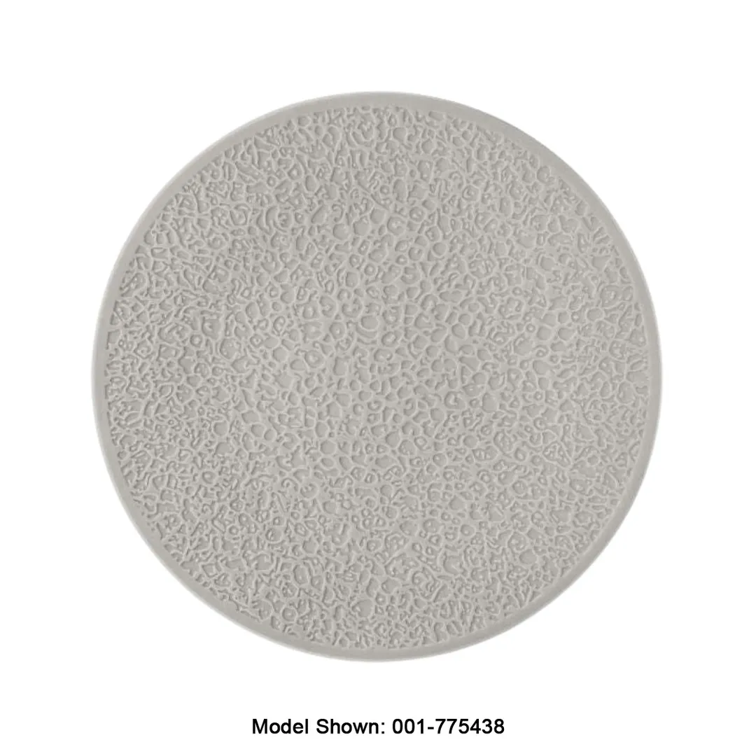 Mikasa 001-775432 China Plate, 10.375", Relief, White, Porcelain, Nori, Dishwasher Safe