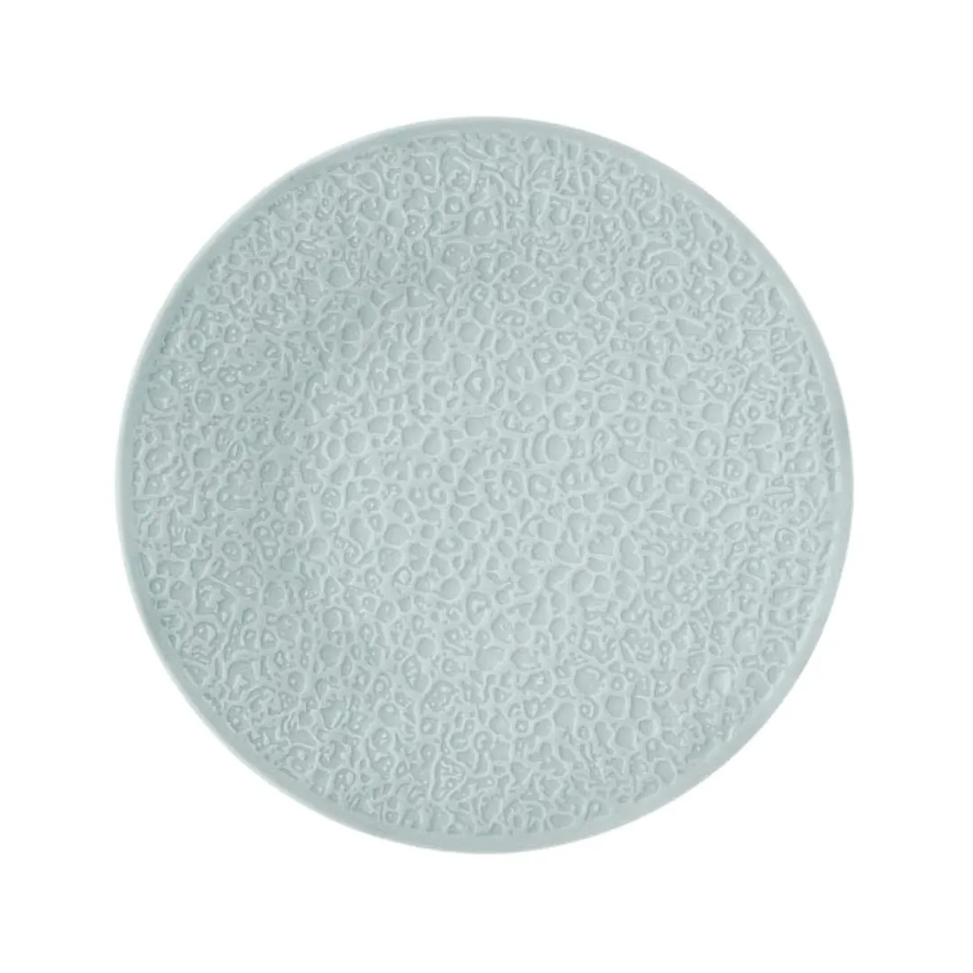 Mikasa 001-775435 China Plate, 10.375", Relief, Blue, Porcelain, Nori, Dishwasher Safe