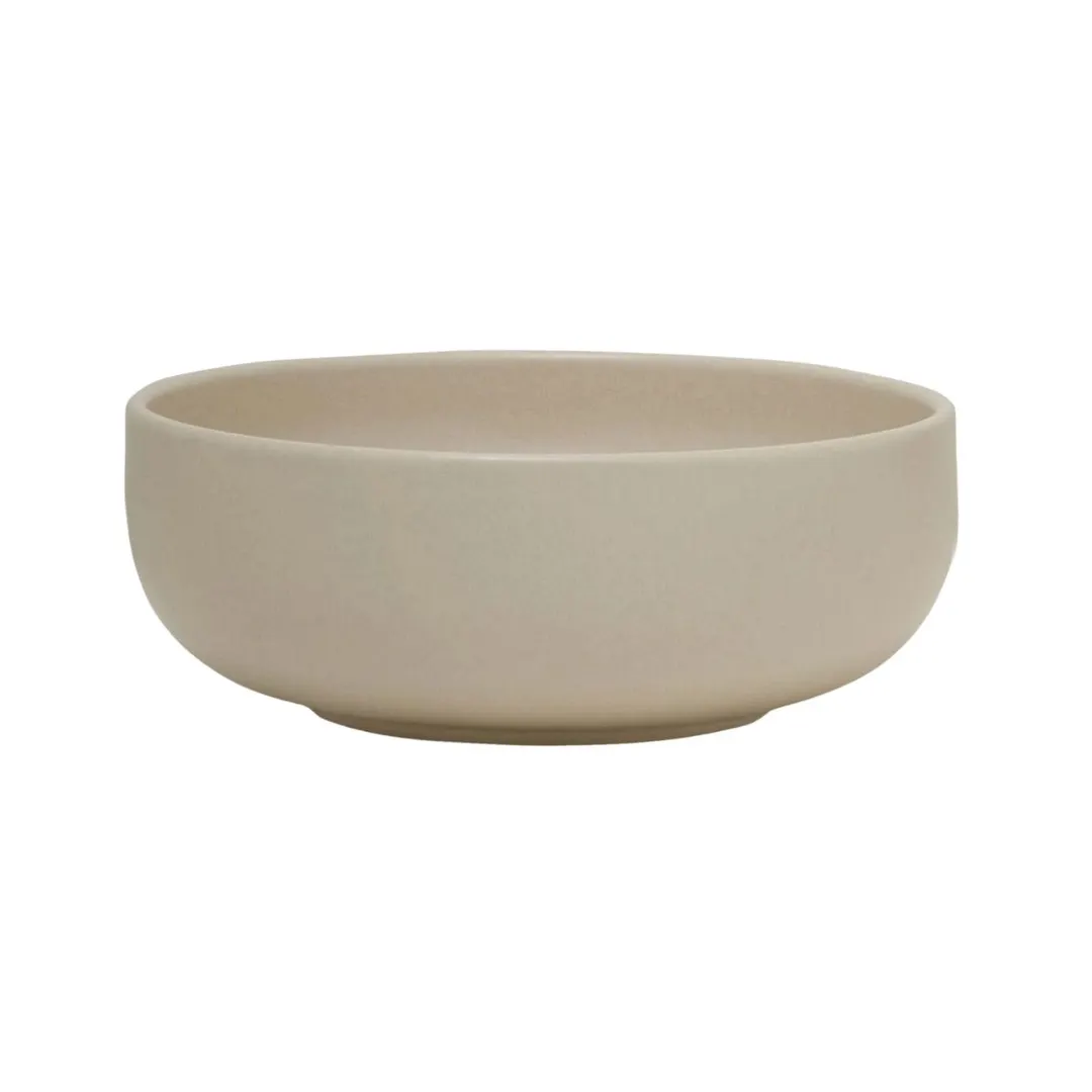 Mikasa 5275150 Solitude China Bowl, 4.7", 11 oz, Round, Natural, Dishwasher, Microwave & Oven Safe