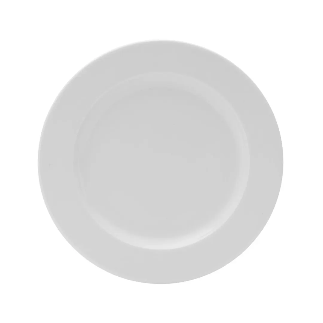 Mikasa 5302625 Galleria China Plate, 7" Round Porcelain Dinnerware, White