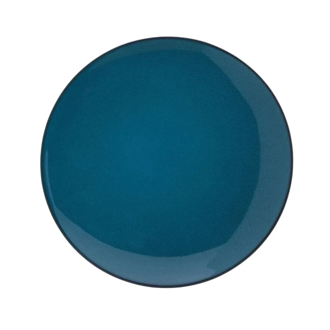 Mikasa 5302671 Canvas Hunt Club Plate, 8.7" Diameter, 25.6 oz., Porcelain, Dishwasher Safe