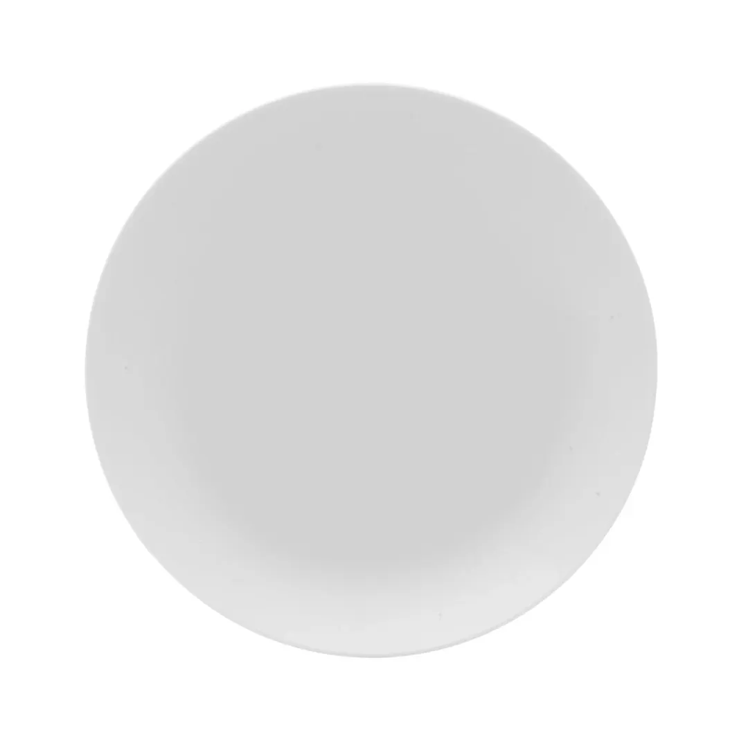 Mikasa 5302825 Galleria Coupe Plate, 9.7"W, 38.36oz Porcelain White China Plate