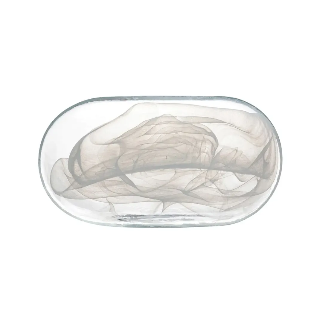 Mikasa 8405-2 Ardacam Plate - Atlas Collection, 13.75" Diameter, White Glass Dinnerware Plate