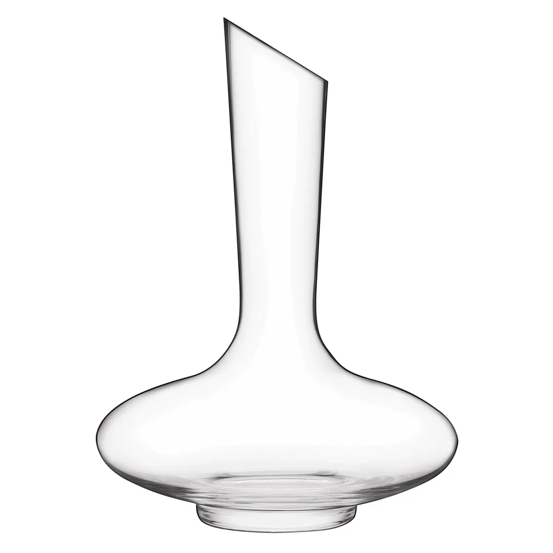Steelite LB1193801 Decanter Carafe, 60.6 oz (1.8 L) Lead Crystal, 8" x 11.75", Luigi Bormioli Design - 1 Dozen