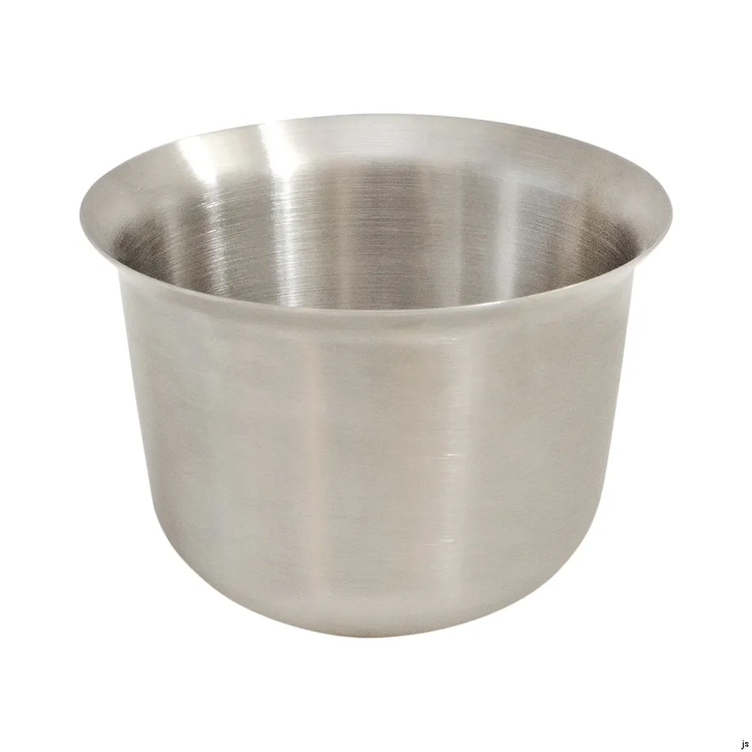 Browne USA 515067 Serve Cup Flare, 2.75" x 4" (7 x 10 cm) Stainless Steel, 13.5 oz (400 ml)
