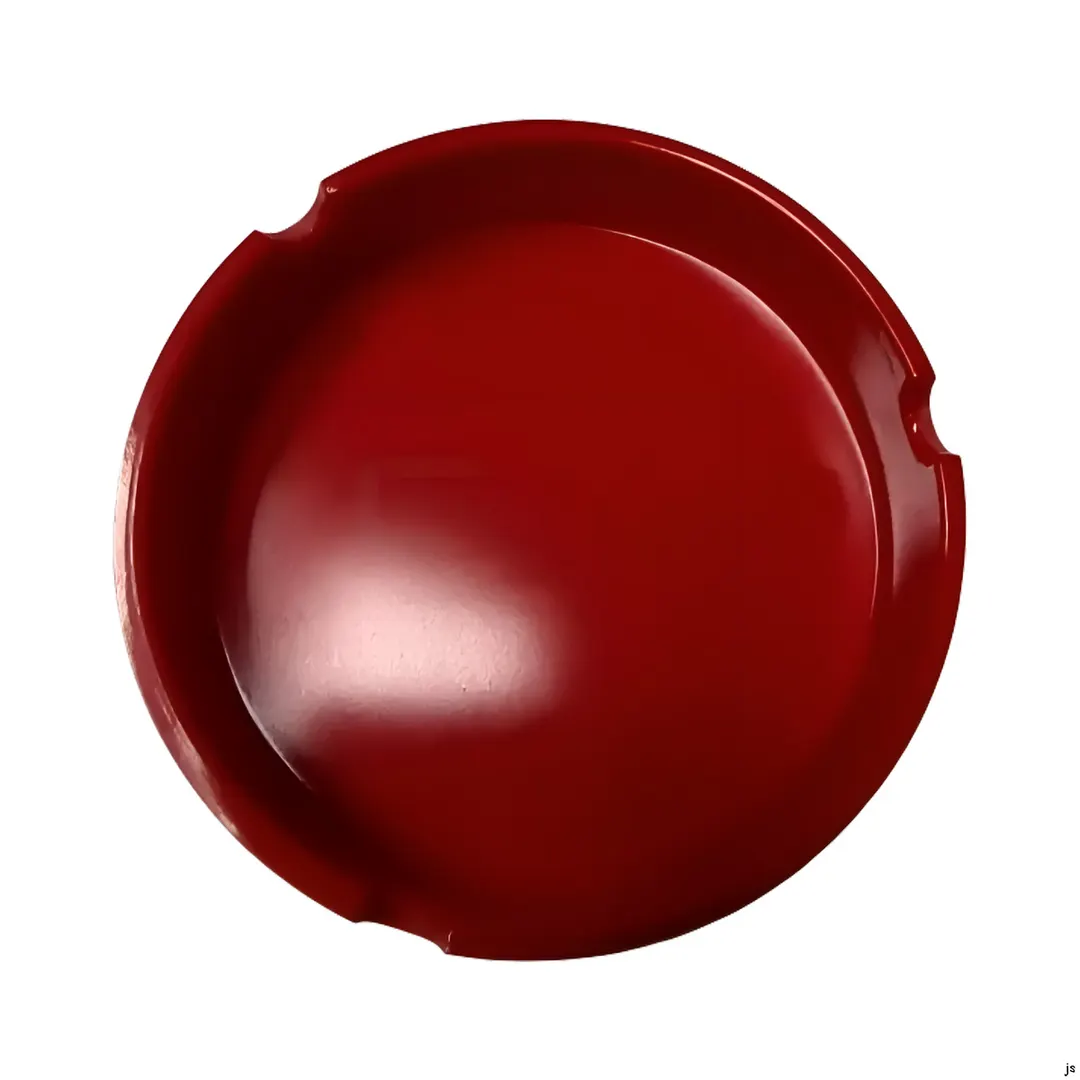 Concasse MCACCCEN01R - 4" Red Melamine Ash Tray, Smallware Tabletops Accessory