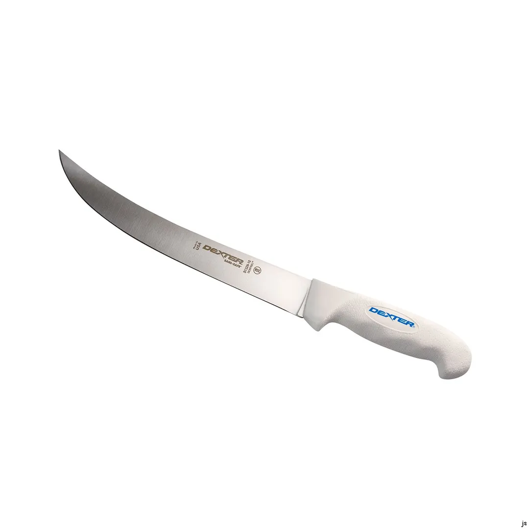 Dexter 24753 SofGrip Fishing Knife, 10" Curved Blade, DEXSTEEL Steel, Rubber Grip, NSF