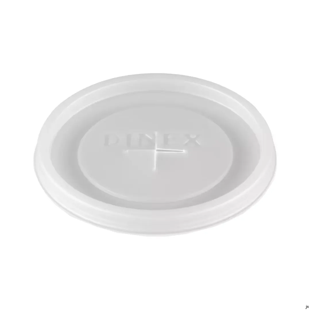 Dinex DX1191ST8714 Cup Lid, 2-5/8" Dia., Straw Slot, Fits 6-8 oz Tumbler, AIB - 200/Case