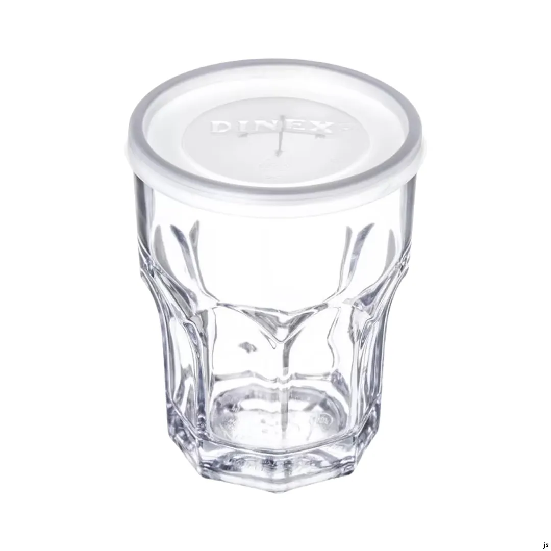 Dinex DX1191ST8714 Cup Lid, 2-5/8" Dia., Straw Slot, Fits 6-8 oz Tumbler, AIB - 200/Case