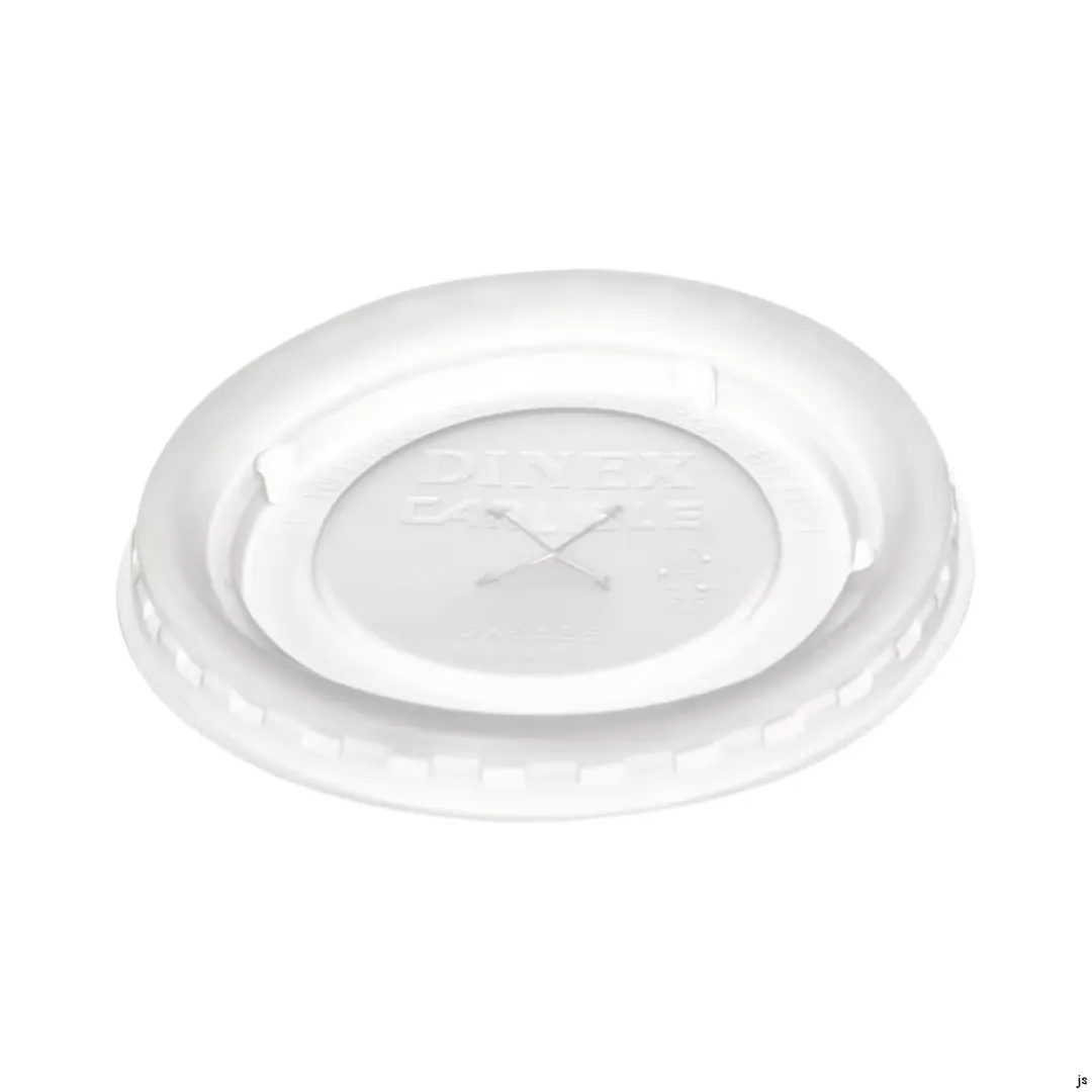 Dinex DX2125ST9000 Cup Lids – Fits 5-12 oz Mugs/Bowls/Tumblers, Microwave Safe, Polystyrene 100/Case