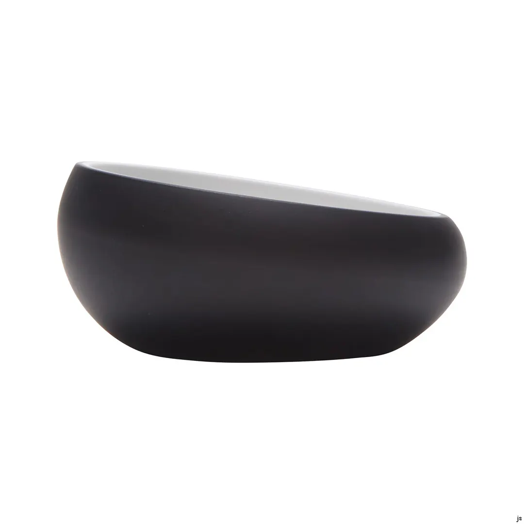 GET 31076-TOH/BK Plastic Ramekin, 5 oz, 4.4"L x 4"W x 1.9"H, Two-Tone Honey/Raven, Melamine