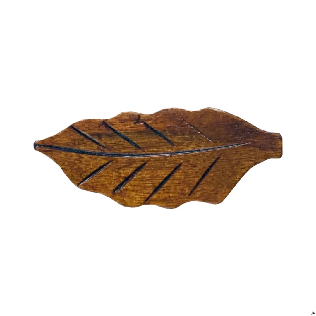 Town 51334/DZ Wooden Chopstick Rest Leaf, Reusable, 12pcs, 1 Dozen, Ideal for Dining