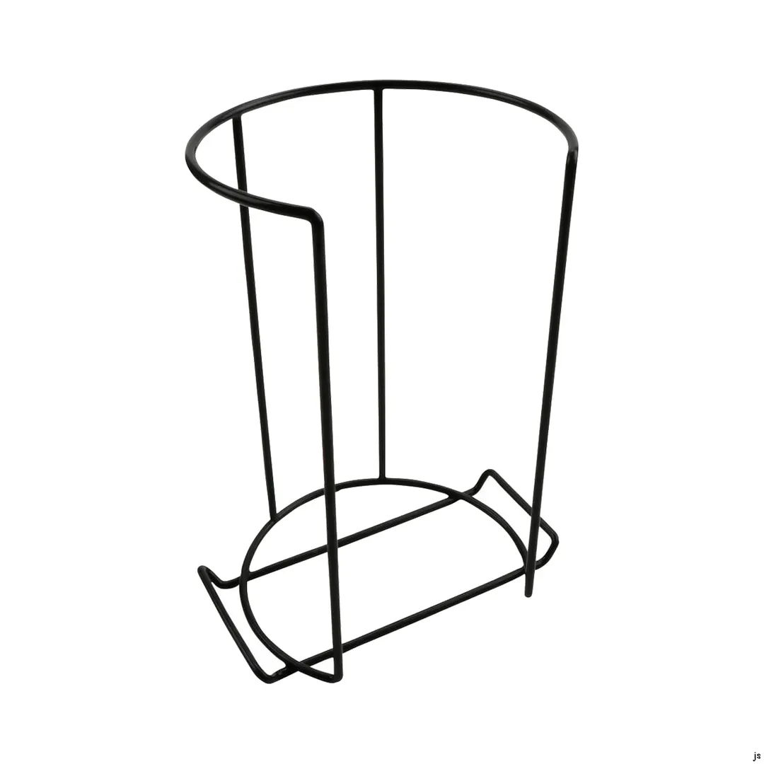 GET RCK-B18/CS7 Holder Rack, 9" x 6-3/4", 12-1/4"H, Black PE Coating, Fits 24 Round Bowls