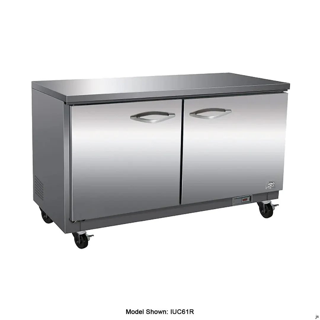 IKON IUC61R-4D 61" 2-Section Undercounter Refrigerator with 4 Drawers, Stainless Steel, 15.5 cu. ft.