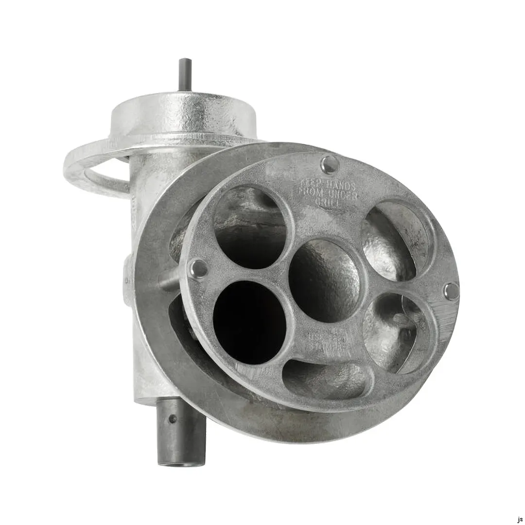Hobart 22C/E-FS5PLT Funnel Throat Chop End Assy for #22 Hub Tin Cylinder Auger Knife 5 Carbon Steel Grind Plates