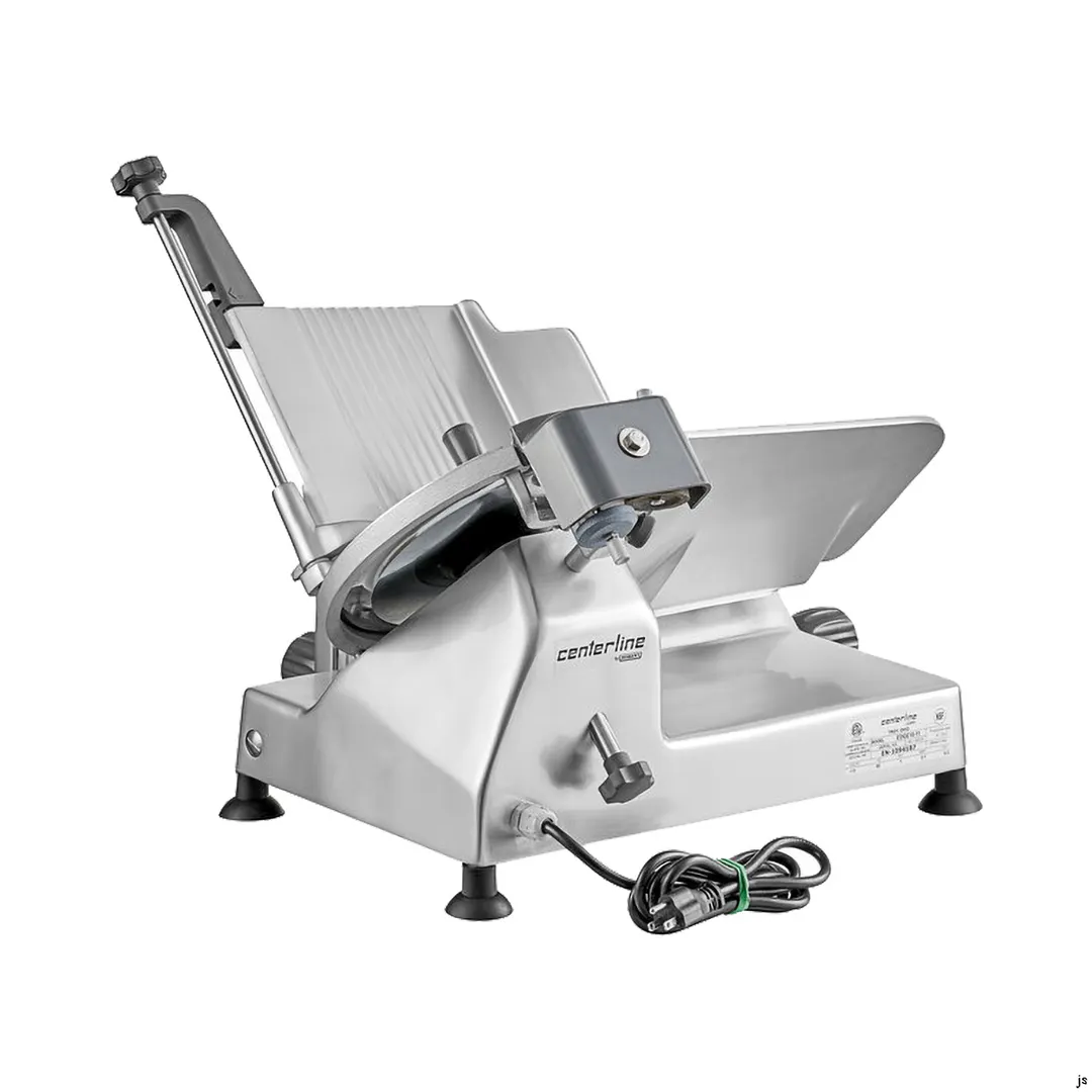 Centerline by Hobart EDGE10-11 - 10" Carbon Steel Meat Slicer, Belt Drive, Angle Feed, 1/2 HP, 120V