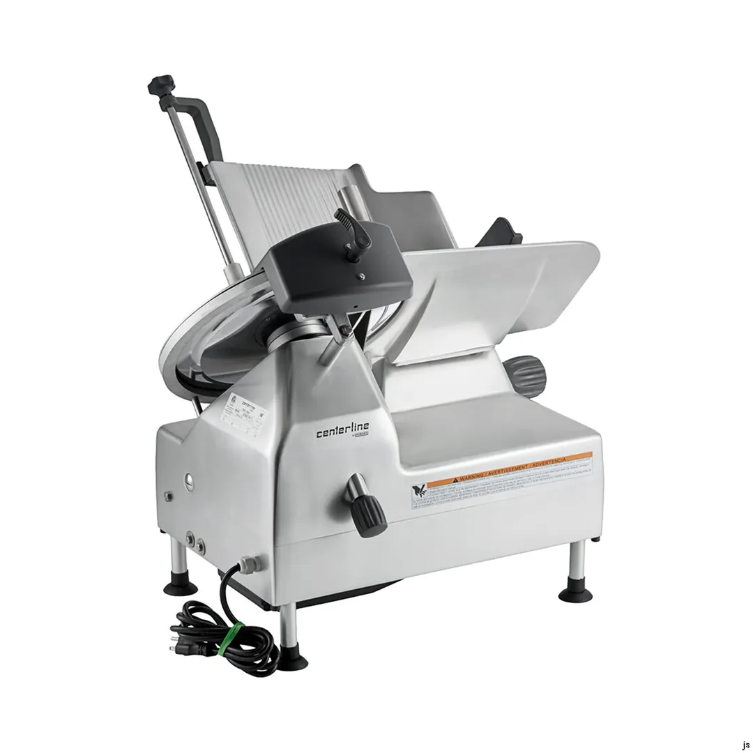 Centerline by Hobart EDGE13A-11 Automatic Gravity Feed Meat Slicer, 13" Chrome-Plated Carbon Steel Knife, 1/2 HP
