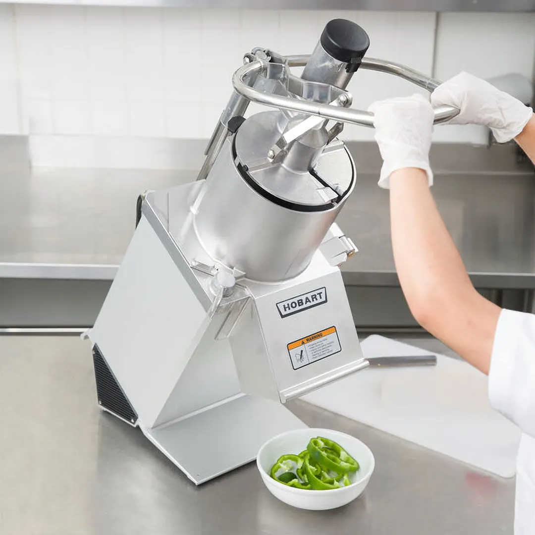 Hobart FP350-1 Benchtop Continuous Feed Food Processor, Unit Only, 26 lbs per/min, 1 hp