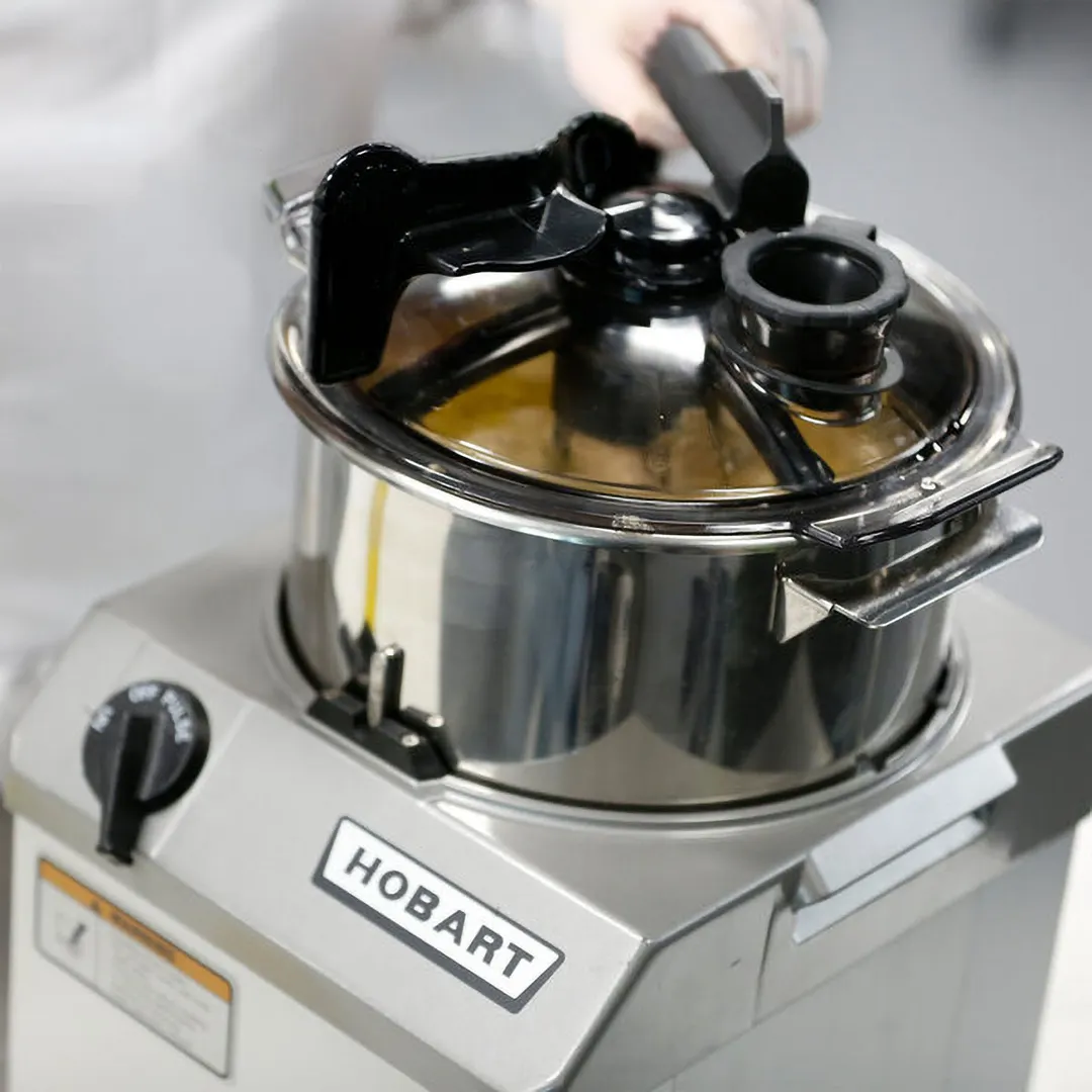 Hobart HCM61-1 Benchtop Batch Bowl Food Processor with 6 qt Bowl, 1-1/2 hp