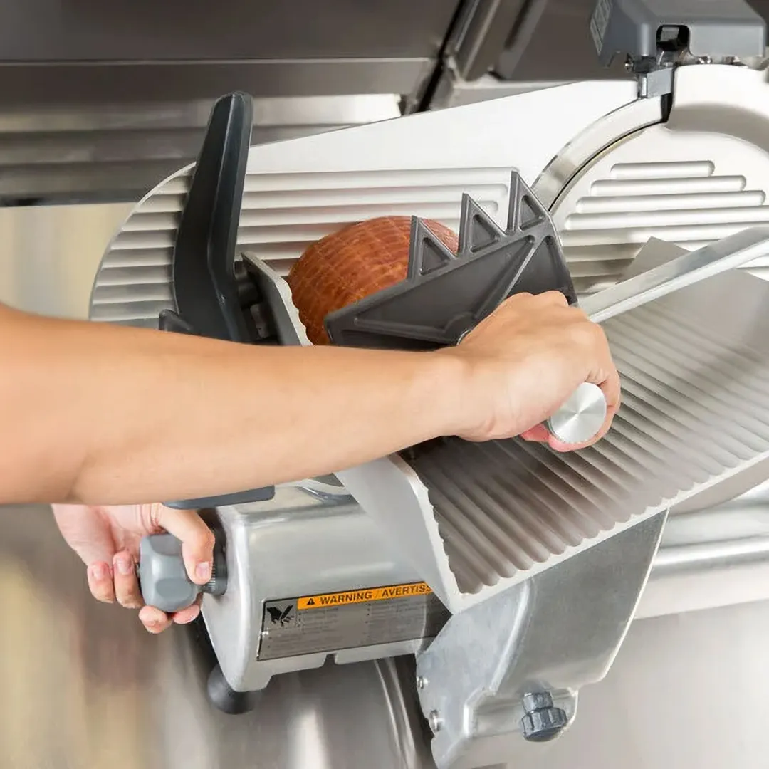 Hobart HS6N-1 Heavy Duty Meat Slicer – 13" CleanCut Knife, 1/2 HP 120V Motor, Aluminum, Finish