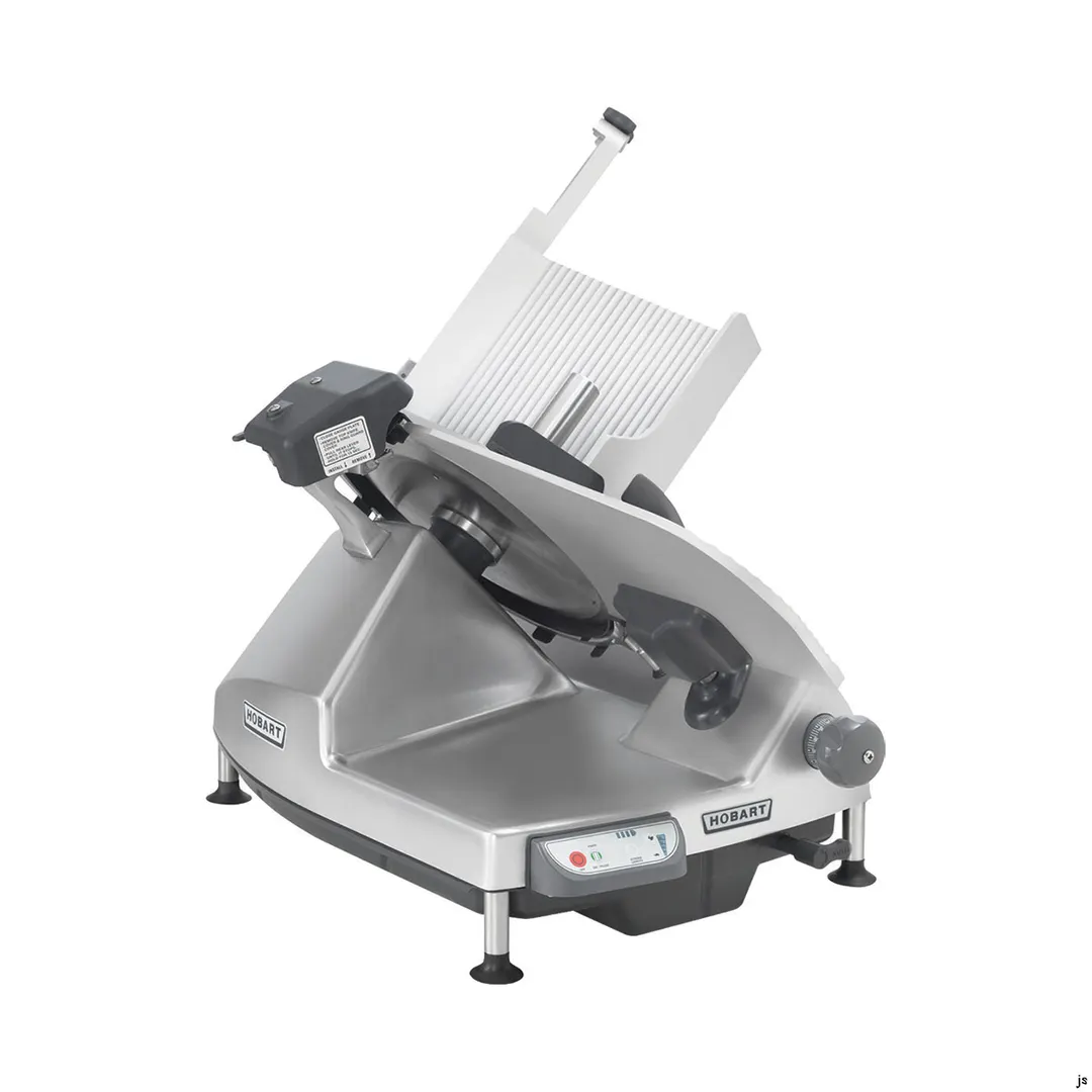Hobart HS9N-HV60C Automatic Meat Slicer, 13" CleanCut Knife, 1/2 HP 220-240V, 3 Stroke Lengths, (4) Speeds