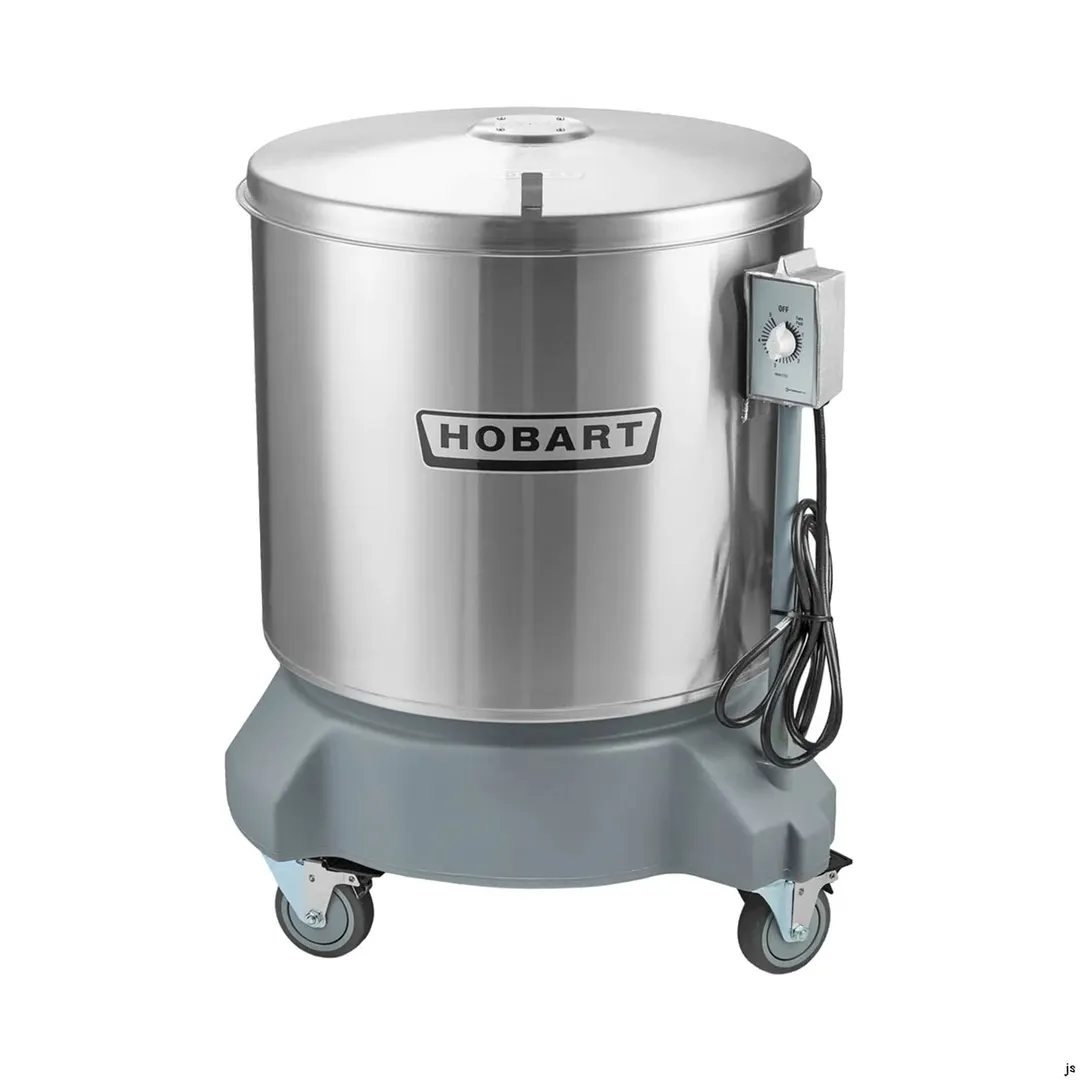 Hobart SDPS-11 Floor Model 20 Gallon Electric Stainless Steel Salad Dryer, 5 Minute Timer, 1/4 Hp, 115V