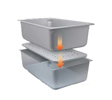 Hatco HDW-SPILL Stainless Steel Water/Spillage Pan, One Per Drawer, Commercial Grade, Durable