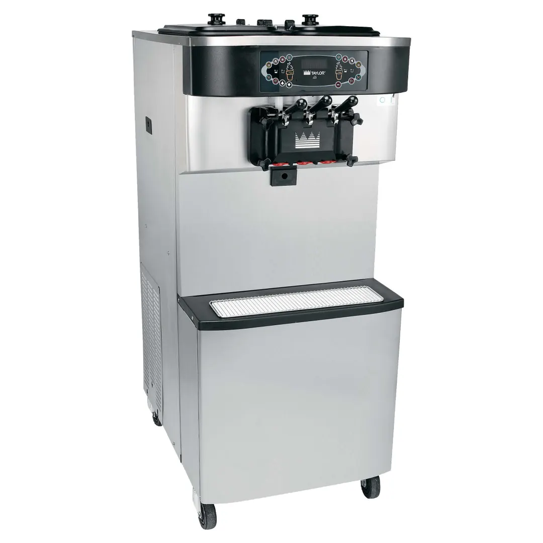 Taylor Company C716 Soft Serve Machine, 2 × 20 qt Hoppers, 1.5 HP Motors, Stainless Steel, Casters