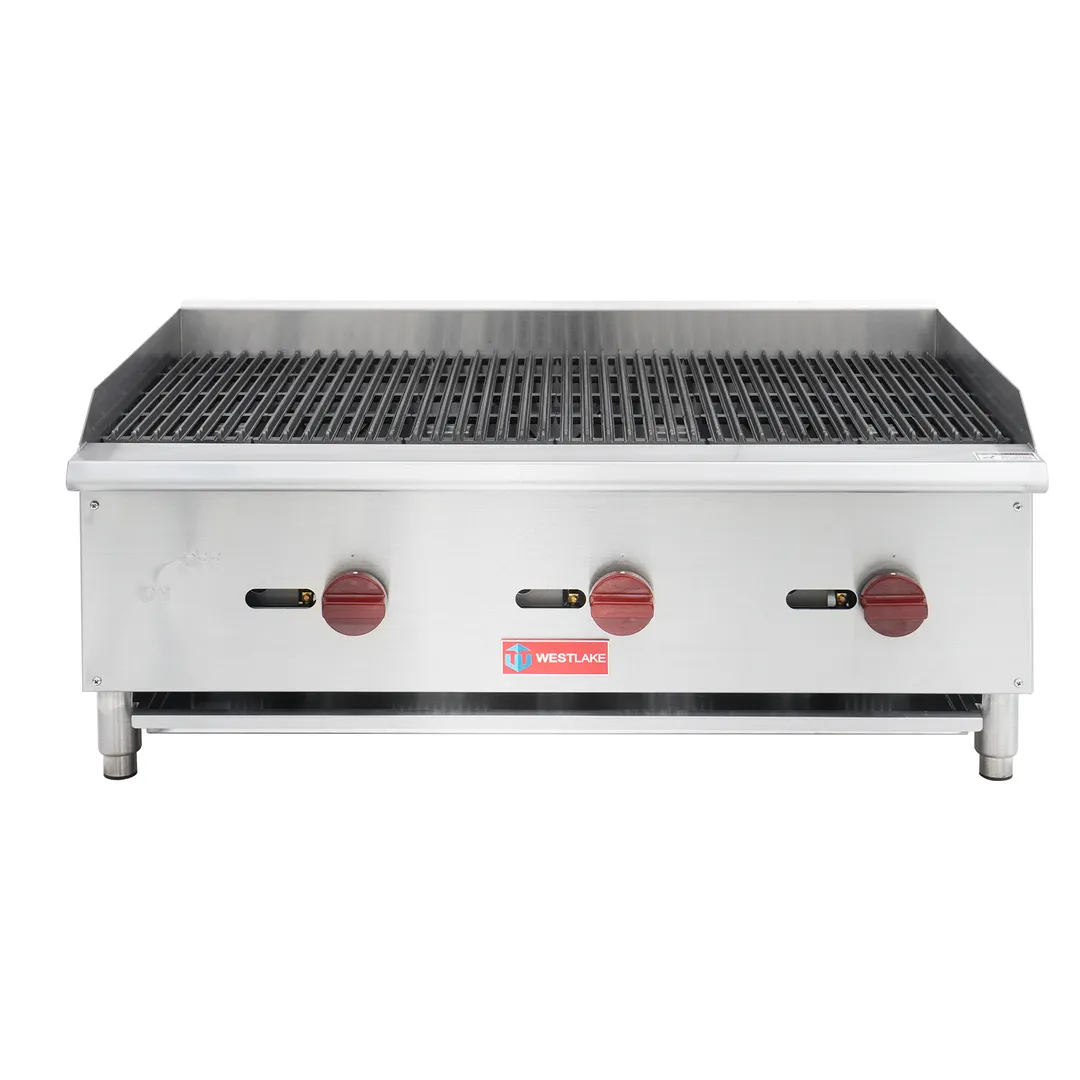 Westlake ECB-36S Countertop Gas Griddle / Charbroiler