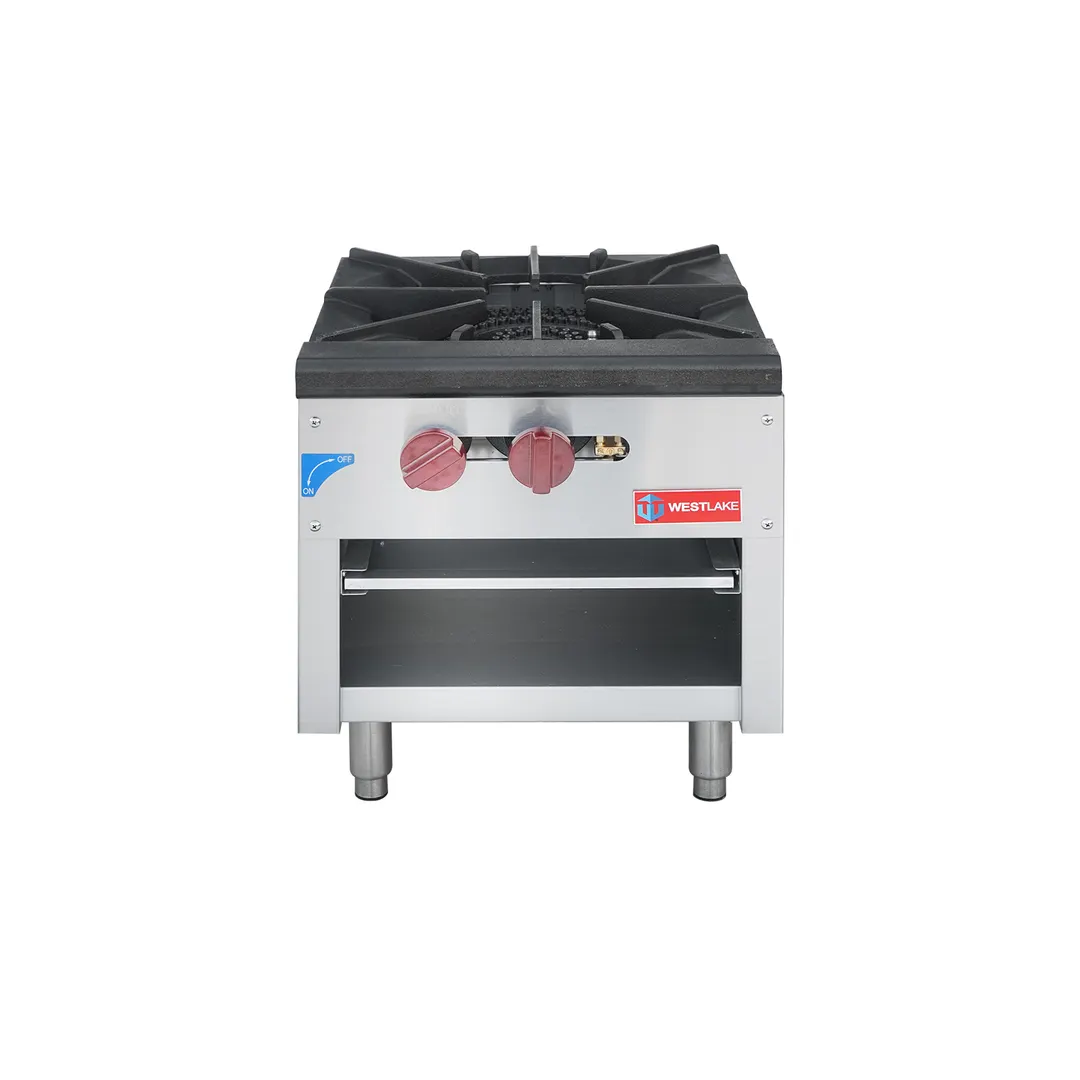 Westlake SP-1M 18" Countertop Gas Stock Pot Range, 1 Burner, 80.000 BTU/hr