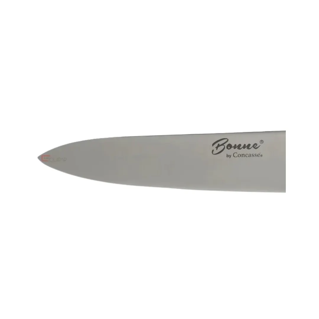 Concasse MCCCHEF08 Chef Knife – 8" Blade, White Plastic Handle, Steel Blade, Kitchen Cutlery