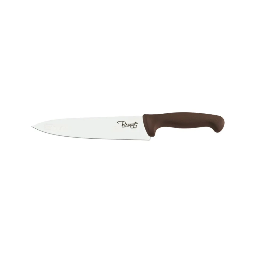 Concasse MCCCHEF10C Chef Knife – 10" Cutlery, Steel Blade, Brown Plastic Handle, 10"-11" Blade Length
