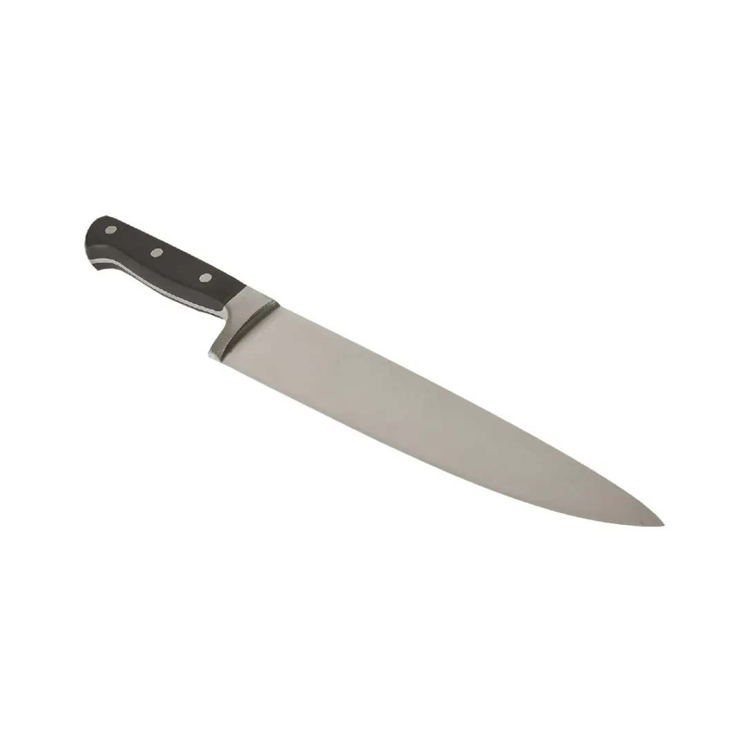 Concasse MCCCHEF12C Chef Knife, 12" Blade, Brown Plastic Handle, Steel Blade Material