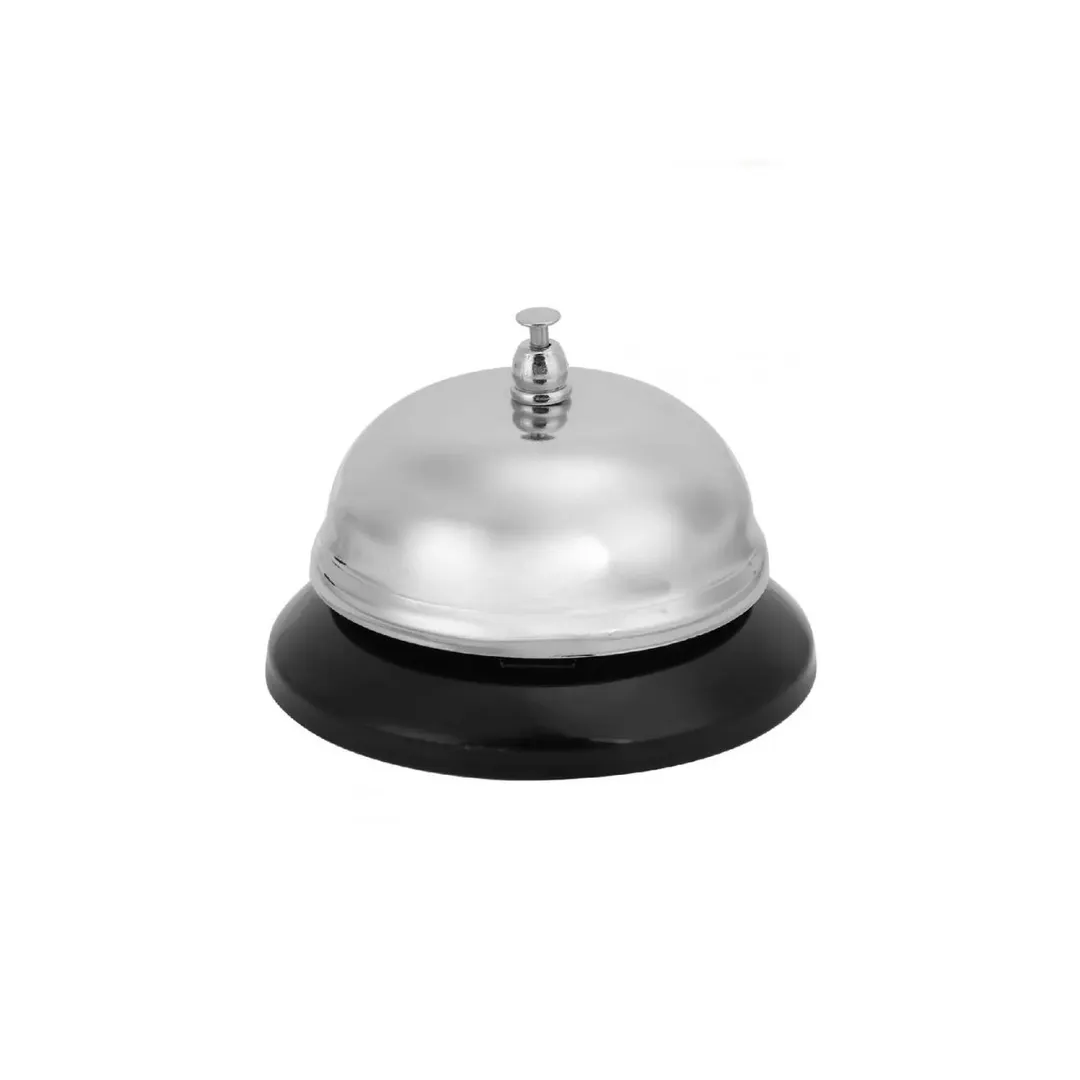 Concasse MCT02 Call Bell – 4" Stainless Steel Kitchen Essential, Metal Ring For Commercial Use