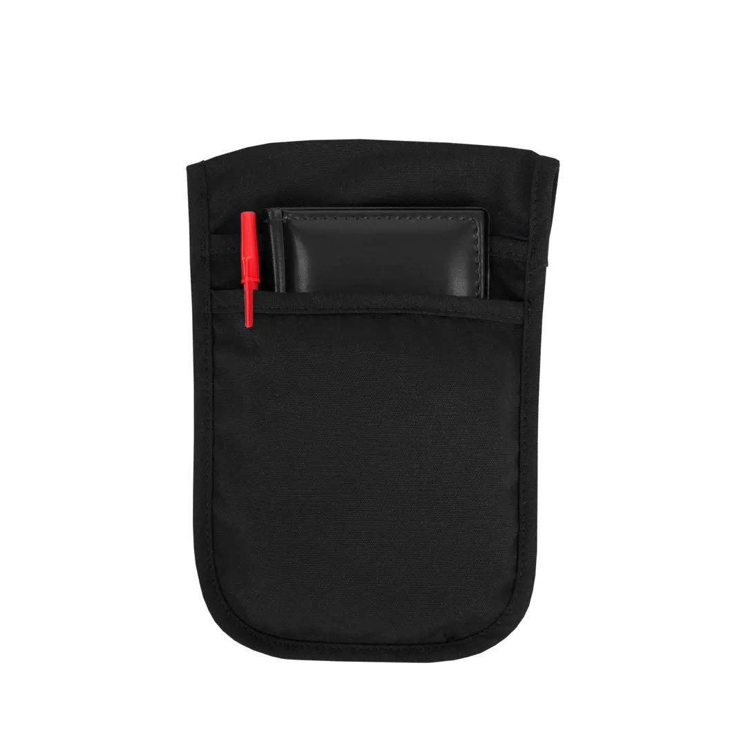 Chef Revival 2PSPOUCHBK Waist Apron – 7-1/2" x 12" Length, 2 Pockets, Black, 100% Spun Polyester