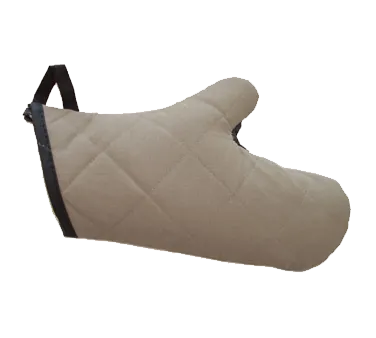 Chef Revival 2PX23BETF Pyrotex Oven Mitt, 13" Length, Beige with Black Trim - 1 Pair/Bag