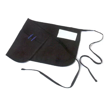 Chef Revival 605REV-BK Waist Apron, 24" x 12", Reversible, 3 Pockets, Poly-Cotton Blend, Black