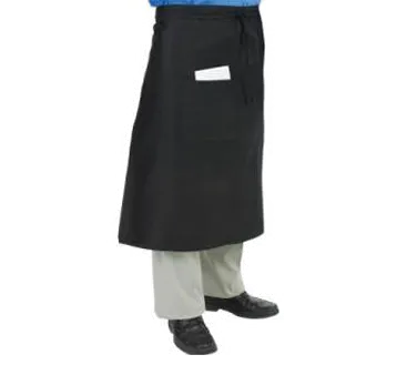 Chef Revival 607BA2-BK Waist Apron, 28" x 34", 2 Pockets, EZ-Blend Twill, Black