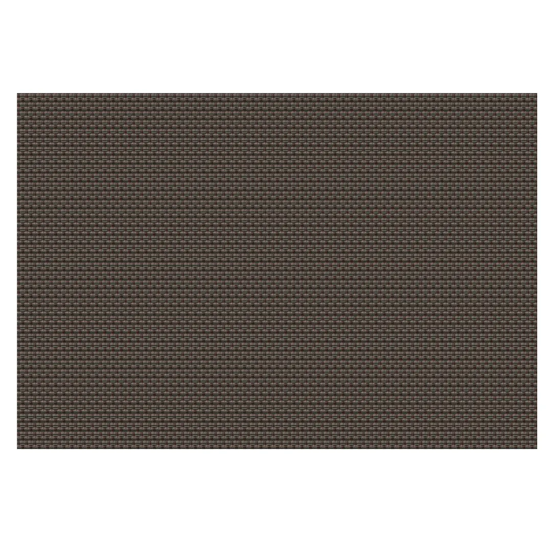 Chef Revival 64902 Rectangular Placemat, 13" x 19", Polyester Yarn, Brown/Black/Silver, Wipe Clean