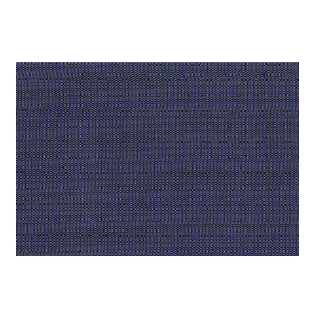 Chef Revival 64912 Reversible Placemat, 13" x 19", Woven PVC‑Coated Polyester Yarn, Blue, Wipe Clean