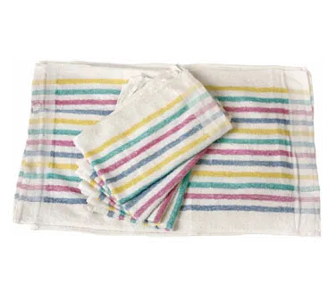 Chef Revival 705MSK Multi-Stripe Towel, 15" x 26", 100% Cotton Terry Cloth - 1 Dozen
