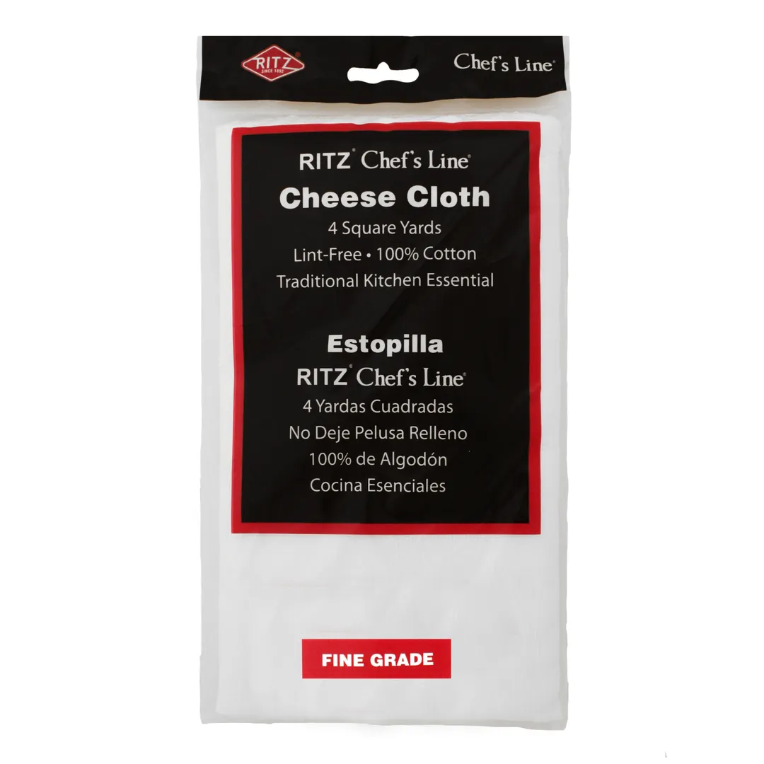 Chef Revival CH201204 Cheesecloth, 4-Square Yards, 100% Cotton, 20/12 Blend - Pack