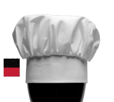 Chef Revival H400BK Chef's Hat, 13", Adjustable Head Band, Poly/Cotton, Black