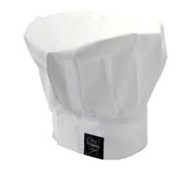 Chef Revival H400WH Chef's Hat, 13", Adjustable Head Band, Poly/Cotton, White