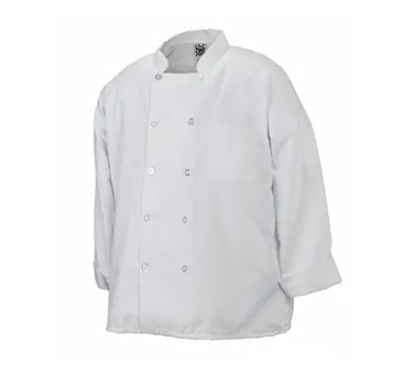 Chef Revival J100-XL Chef's Jacket, X-Large, White, Poly/Cotton, Double Breasted, Long Sleeve